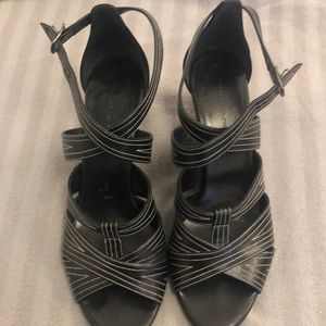Balenciaga Paris black sandals